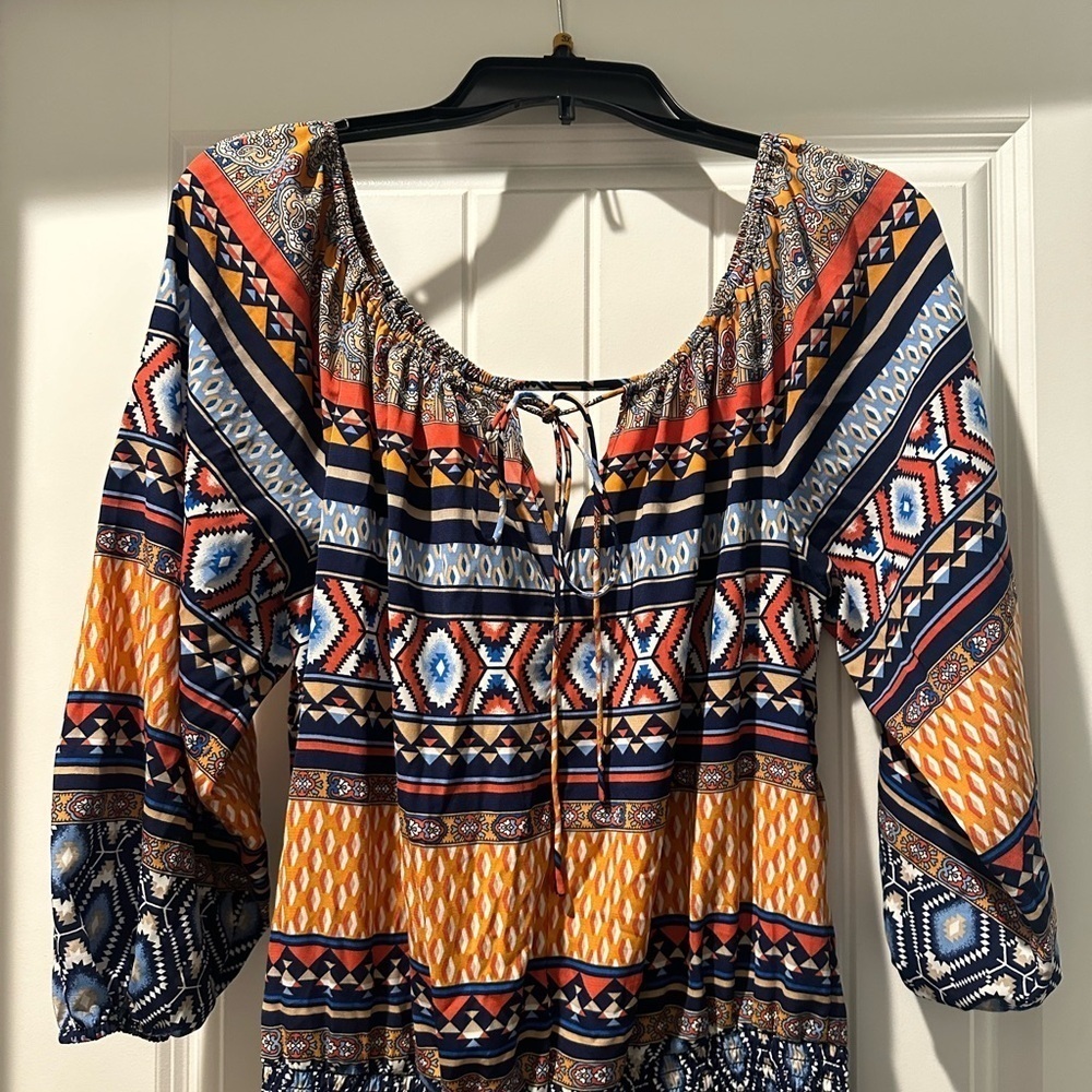Betsey Johnson Multicolor Patterned Mini Dress - Picture 6 of 16